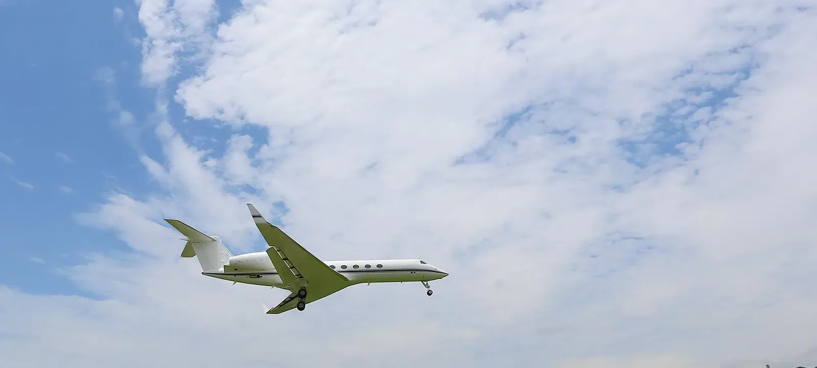 Private jet ready for departure, booked through MEGA